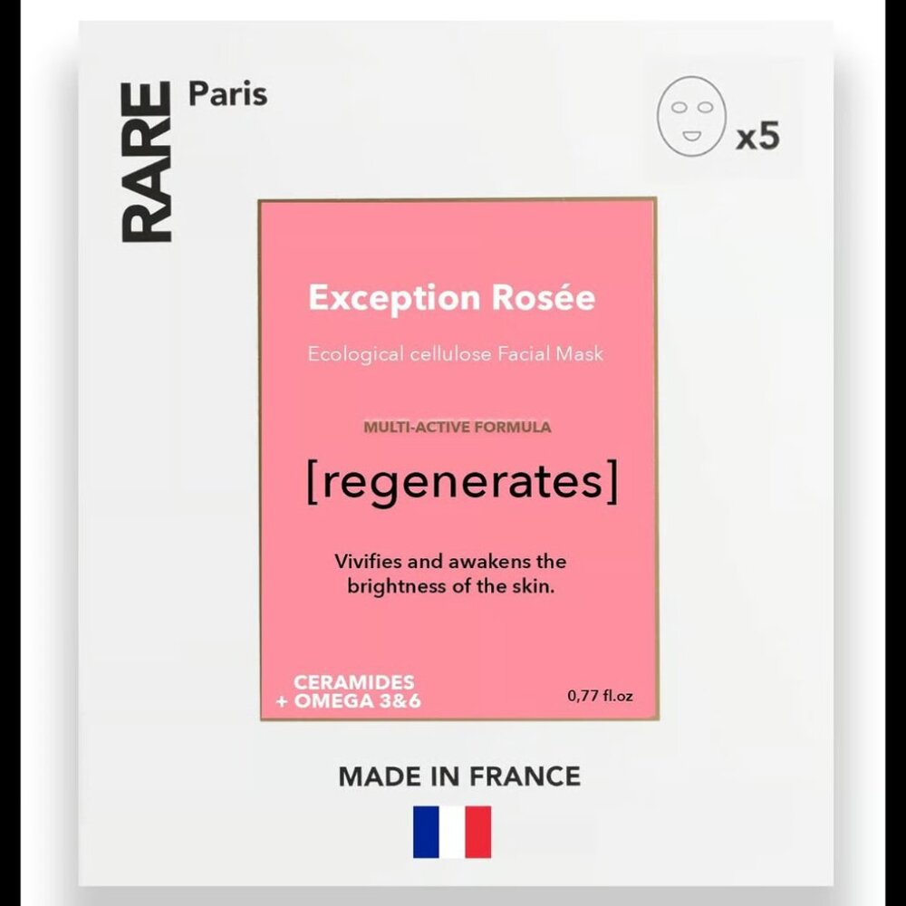 Firming & Revitalizing Omega 3 & 6 Acid & Ceramides Face Masks x5 RARE Paris